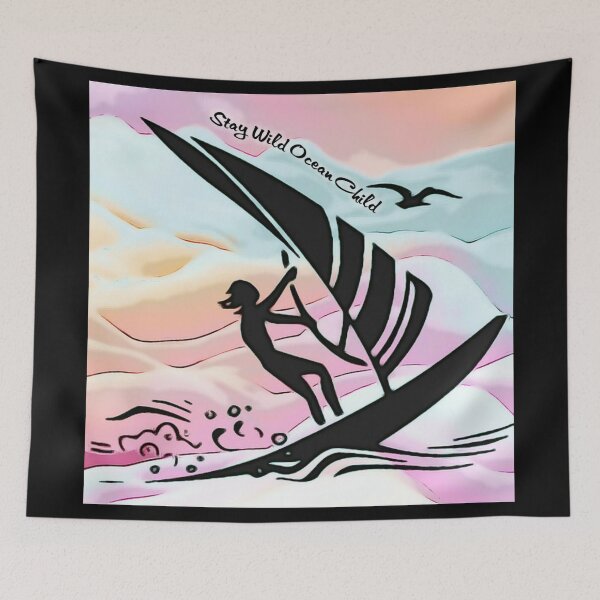 Item preview, Sailing yatch in ocean in sillhoute designed and sold by Sonia dutta_art.