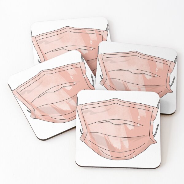 Item preview, Pink Watercolour Mask designed and sold by K Studios.