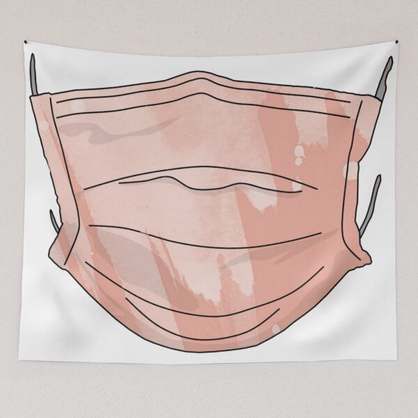 Item preview, Pink Watercolour Mask designed and sold by K Studios.