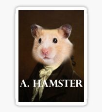Alexander Hamilton - Hamster Sticker