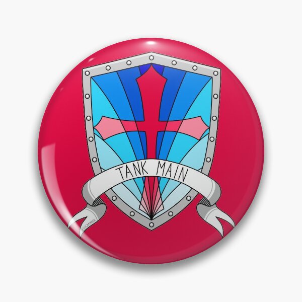 Item preview, Tank Main | Gamer Art RPG FPS | Crusader Shield and Banner designed and sold by JessicaAmber.