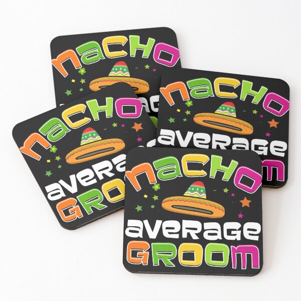 Item preview, Nacho Average Groom design, Cinco De Mayo Groom gift print designed and sold by Lisbob.