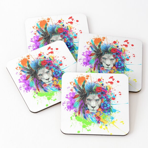 Item preview, Lion colorful designed and sold by TopDesignArt.