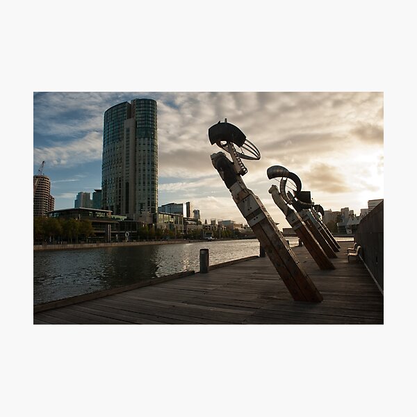 Item preview, Sunset Over the Yarra designed and sold by Kristin Repsher.