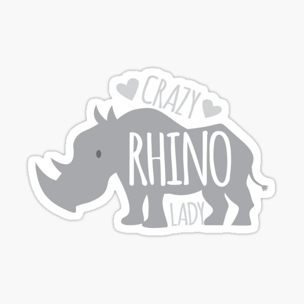 Item preview, Crazy Rhino Lady designed and sold by jazzydevil.