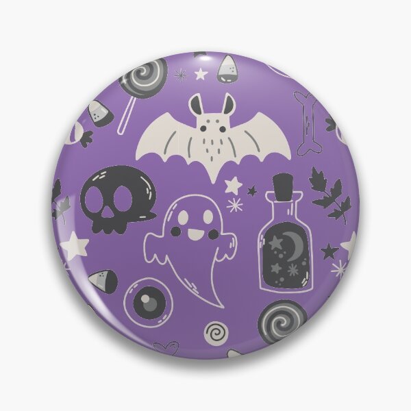 Item preview, Halloween Candy and Creatures Pattern designed and sold by MoonObscura.