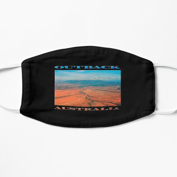 Outback Track (poster on black) Flat Mask