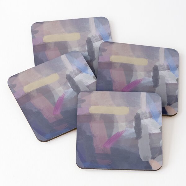 Item preview, splash brush painting texture abstract background in blue pink purple designed and sold by Mrvell.
