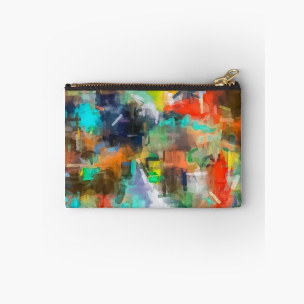 Item preview, splash brush painting texture abstract background in brown orange blue yellow designed and sold by Mrvell.