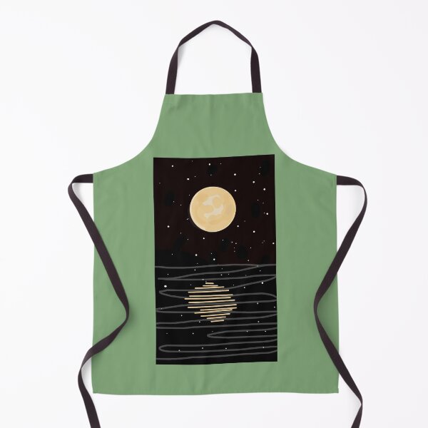 Item preview, Full Moon Shines On An Ocean (Green) designed and sold by LotusCreations.