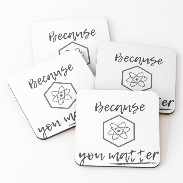 Item preview, Because You Matter|Science Mug| Quantum Physics| Gifts for Biology Professor, Science teacher, Science Students, Physics students|Funny Quote| Nerdy designed and sold by cookiemasterpj.