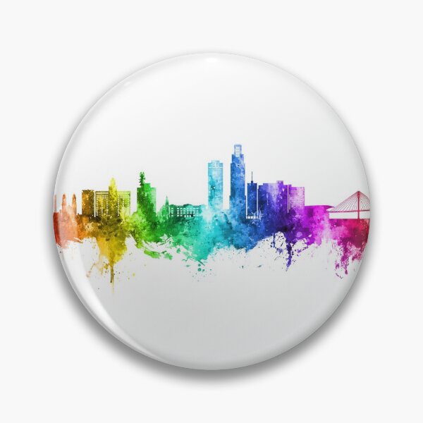 Item preview, Omaha Nebraska Skyline designed and sold by ArtPrints.