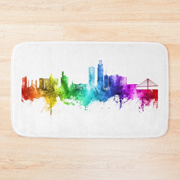 Item preview, Omaha Nebraska Skyline designed and sold by ArtPrints.