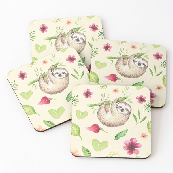 Item preview, Cute Sloth Tropical Forest Gifts designed and sold by fashopera.