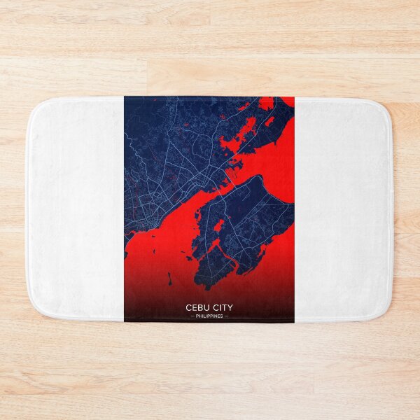 Item preview, Cebu City Map Print, Cebu City Map Poster, Cebu City Map Wall Art, Cebu City Map, Map of Cebu City, Cebu City Map Art designed and sold by randomorder.