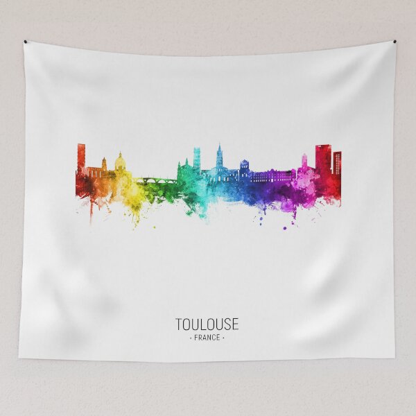 Item preview, Toulouse France Skyline designed and sold by ArtPrints.