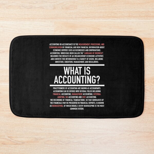Item preview, Definición de contabilidad - Contador designed and sold by HiddenVerb.