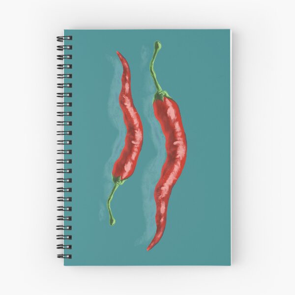 Item preview, Chilly pepper duo painting designed and sold by Ookamisart.