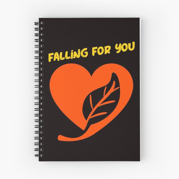 Item preview, Autumn Falling for you Heart with Leaf designed and sold by misskrisnov.