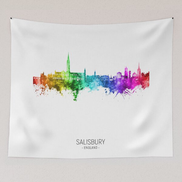 Item preview, Salisbury England Skyline designed and sold by ArtPrints.