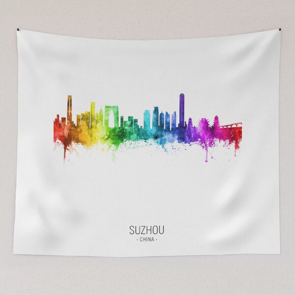 Item preview, Suzhou China Skyline designed and sold by ArtPrints.