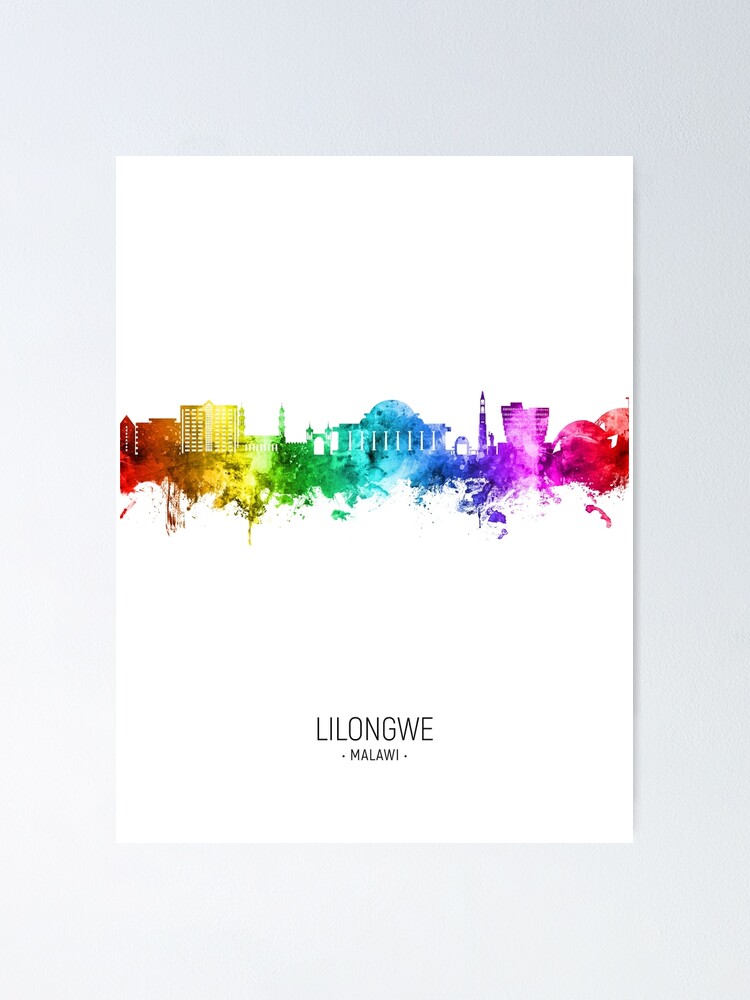 Imagen 1 de 3, Póster con la obra Lilongwe Malawi Skyline, diseñada y vendida por ArtPrints.