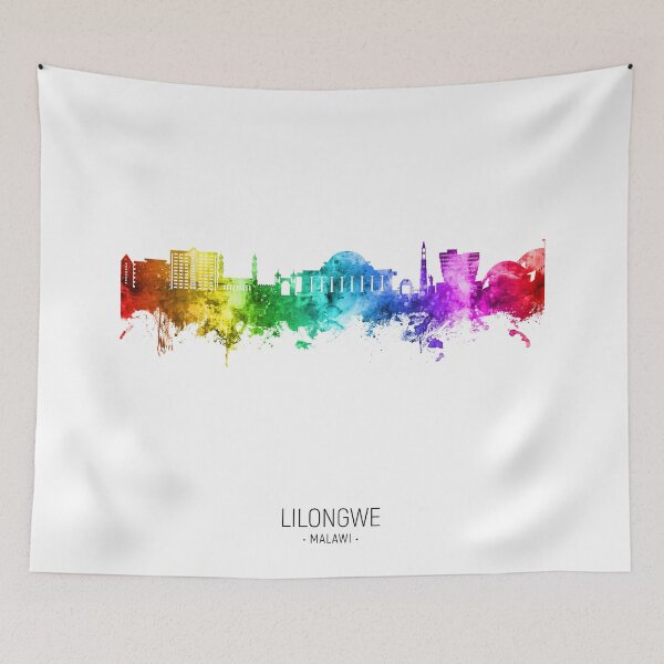 Item preview, Lilongwe Malawi Skyline designed and sold by ArtPrints.