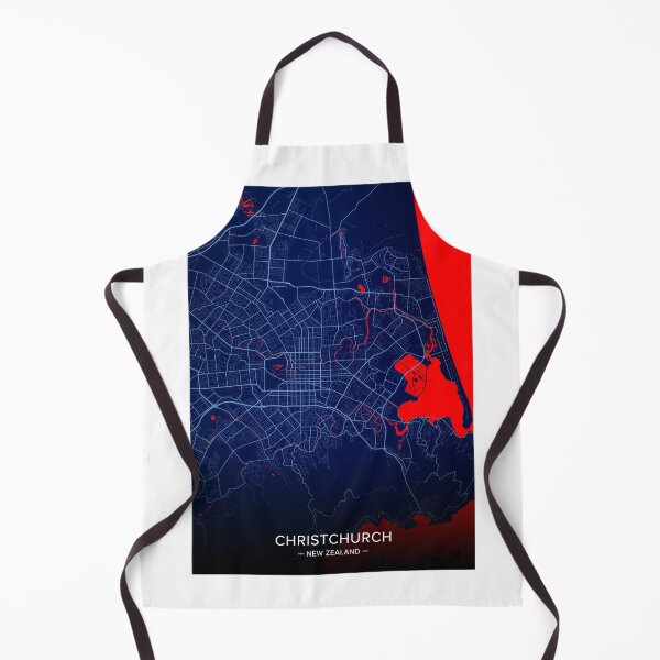 Artikelvorschau, Christchurch City Map Print, Christchurch City Map Poster, Christchurch City Map Wandkunst, Christchurch City Map, Karte von Christchurch City, Christchurch City Map Art entworfen und verkauft von randomorder.