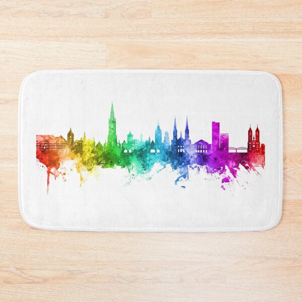Item preview, Freiburg Germany Skyline designed and sold by ArtPrints.