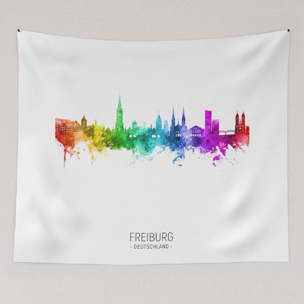 Item preview, Freiburg Germany Skyline designed and sold by ArtPrints.