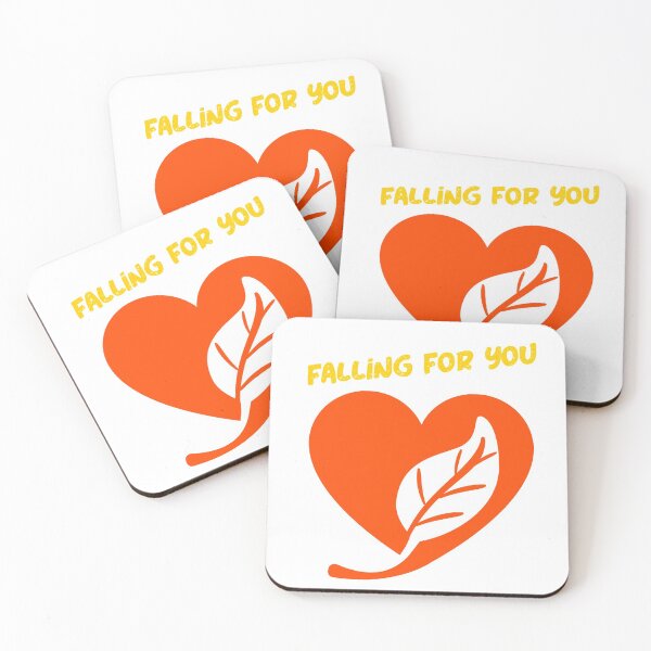 Item preview, Falling for you Heart with Leaf designed and sold by misskrisnov.