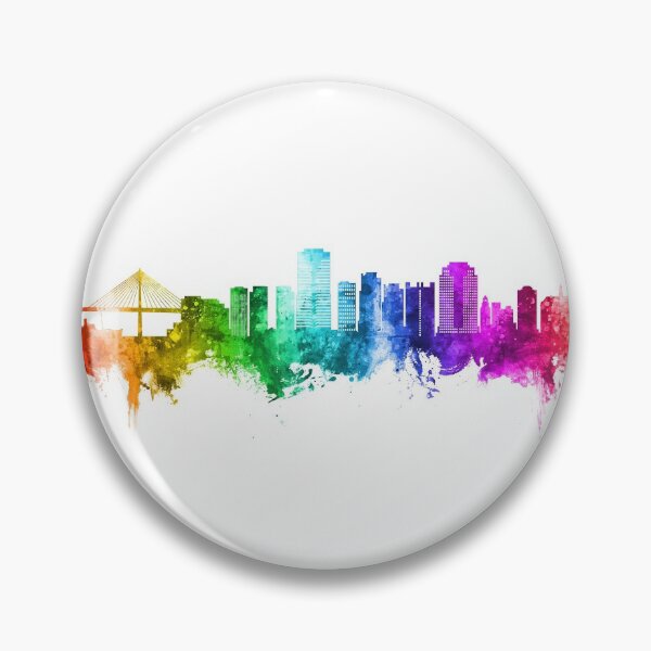Artikelvorschau, Long Beach California Skyline entworfen und verkauft von ArtPrints.