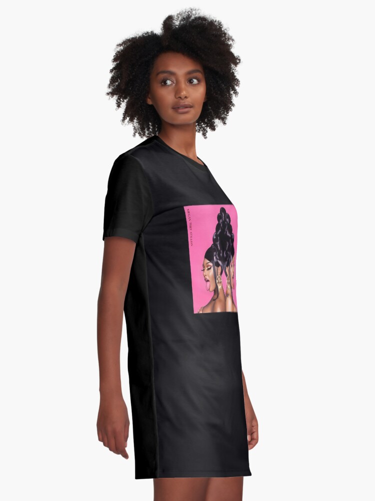 cardi b shirt dress