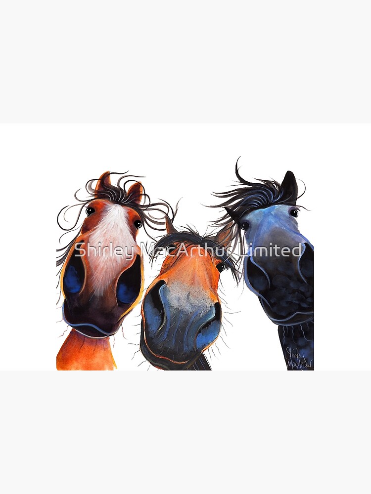 HaPPY HoRSe PRiNT ' WHo LeFT THe GaTe OPeN ? ' BY SHiRLeY MacARTHuR by ShirleyMacA