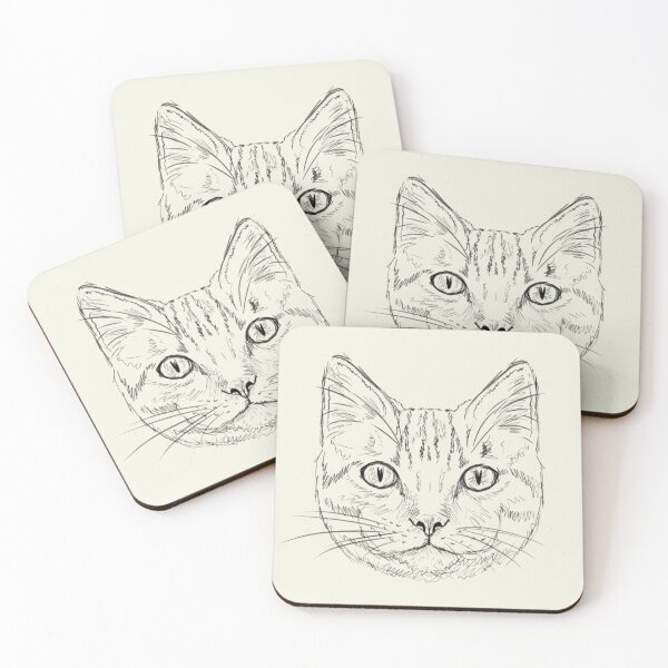 Item preview, Cat sketch designed and sold by Milanicole.