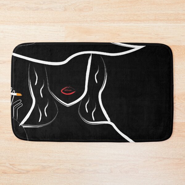 Item preview, Rouge outlined woman smoking designed and sold by Jake Purcell.
