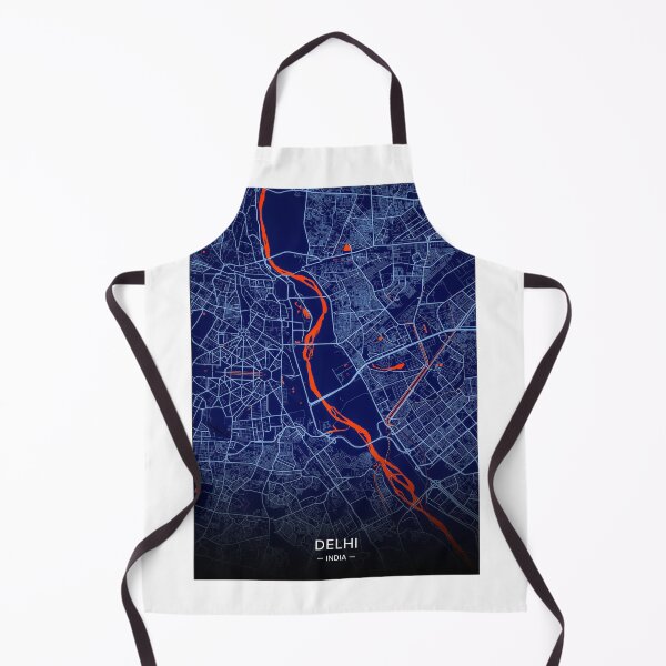 Item preview, Delhi City Map Print, Delhi City Map Poster, Delhi City Map Wall Art, Delhi City Map, Map of Delhi City, Delhi City Map Art designed and sold by randomorder.