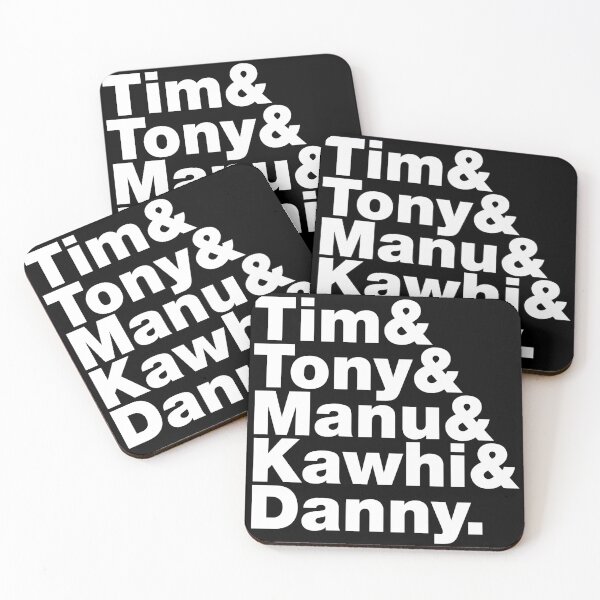 Item preview, 2013-2014 San Antonio Basketball Starting Five White over Black designed and sold by johnta17.