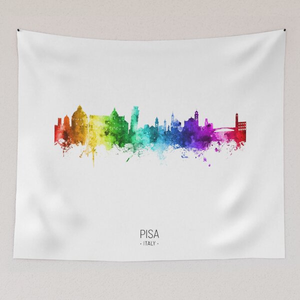 Item preview, Pisa Italy Skyline designed and sold by ArtPrints.