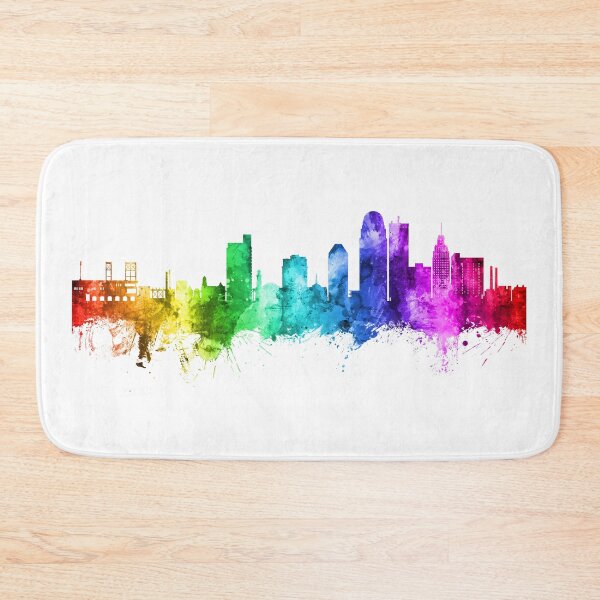 Item preview, Winston-Salem North Carolina Skyline designed and sold by ArtPrints.