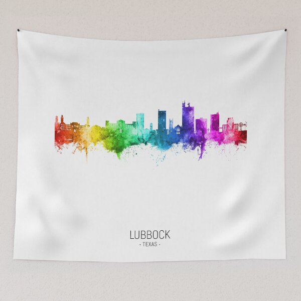 Item preview, Lubbock Texas Skyline designed and sold by ArtPrints.