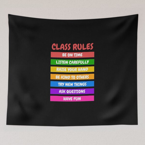 Item preview, Classroom Rules - Class Rules designed and sold by HiddenVerb.