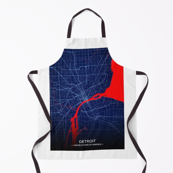 Item preview, Detroit City Map Print, Detroit City Map Poster, Detroit City Map Wall Art, Detroit City Map, Detroit Fitted Mask, Detroit Mask, Detroit Leggings, Map of Detroit City, Detroit City Map Art designed and sold by randomorder.