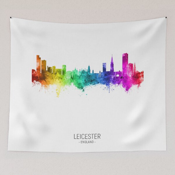 Item preview, Leicester England Skyline designed and sold by ArtPrints.