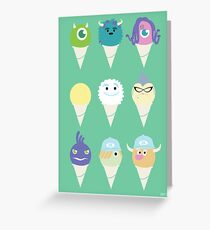 We all scream for ice cre- snow cones! Greeting Card