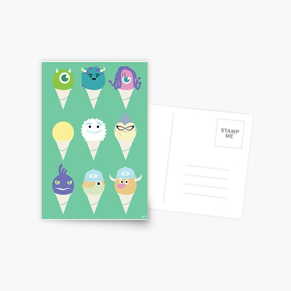 We all scream for ice cre- snow cones! Postcard