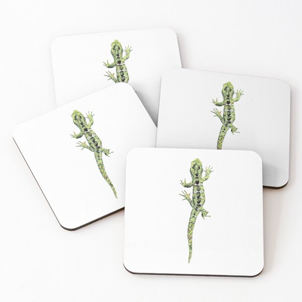 Item preview, New Zealand Rough Gecko (Naultinus rudis) designed and sold by AuntieBetty.