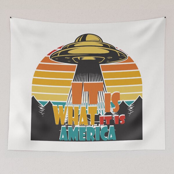 Item preview, Michelle Obama it is what it is retro sunset design designed and sold by daybreakagain.