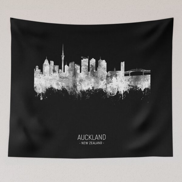 Item preview, Auckland New Zealand Skyline designed and sold by ArtPrints.