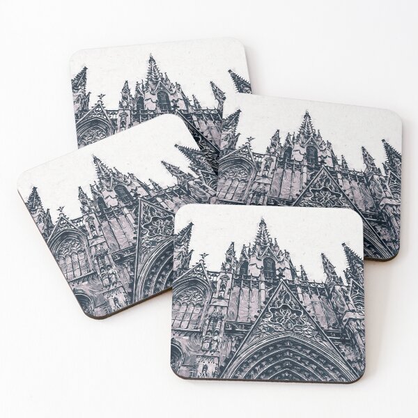 Item preview, Barcelona, Cathedral of the Holy Cross and Saint Eulalia designed and sold by AM FineArtPrints.
